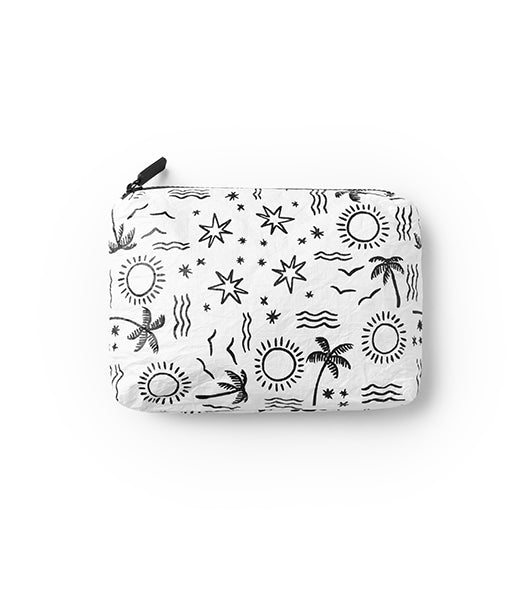 Local Beach Water Resistant Printed Pouch LocalBeach