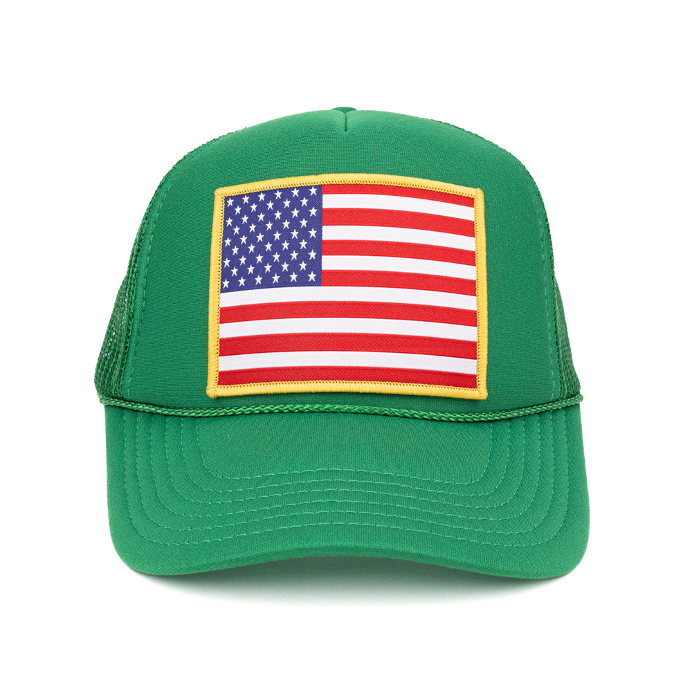 Green american hotsell flag hat